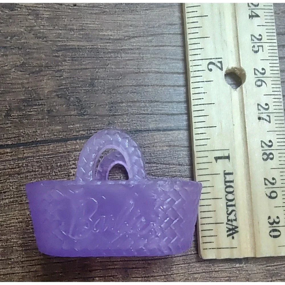 Barbie Doll Purple Miniature 1.25